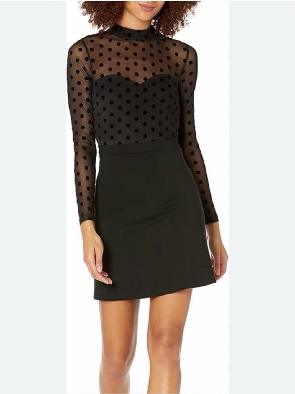 Elegant Black Polka Dot Dress French Connection Nordstrom